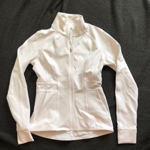 Lululemon white zip up